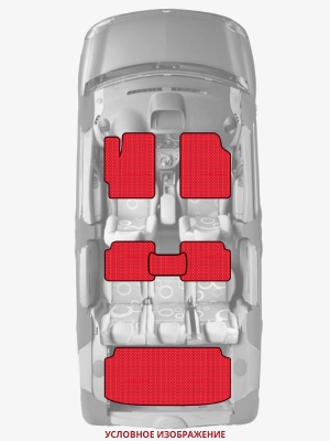 ЭВА коврики «Queen Lux» комплект для Audi S4 (B9)
