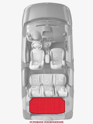 ЭВА коврики «Queen Lux» багажник для Daihatsu Hijet (S65)